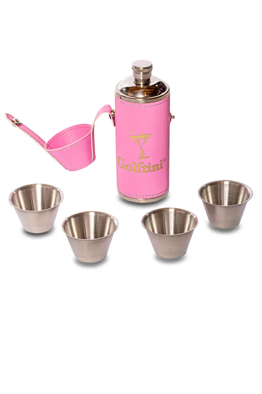 Golf Birdie Bottle Flask Set