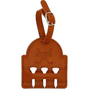 Golfing Dad PU Leather Golf Bag Tag