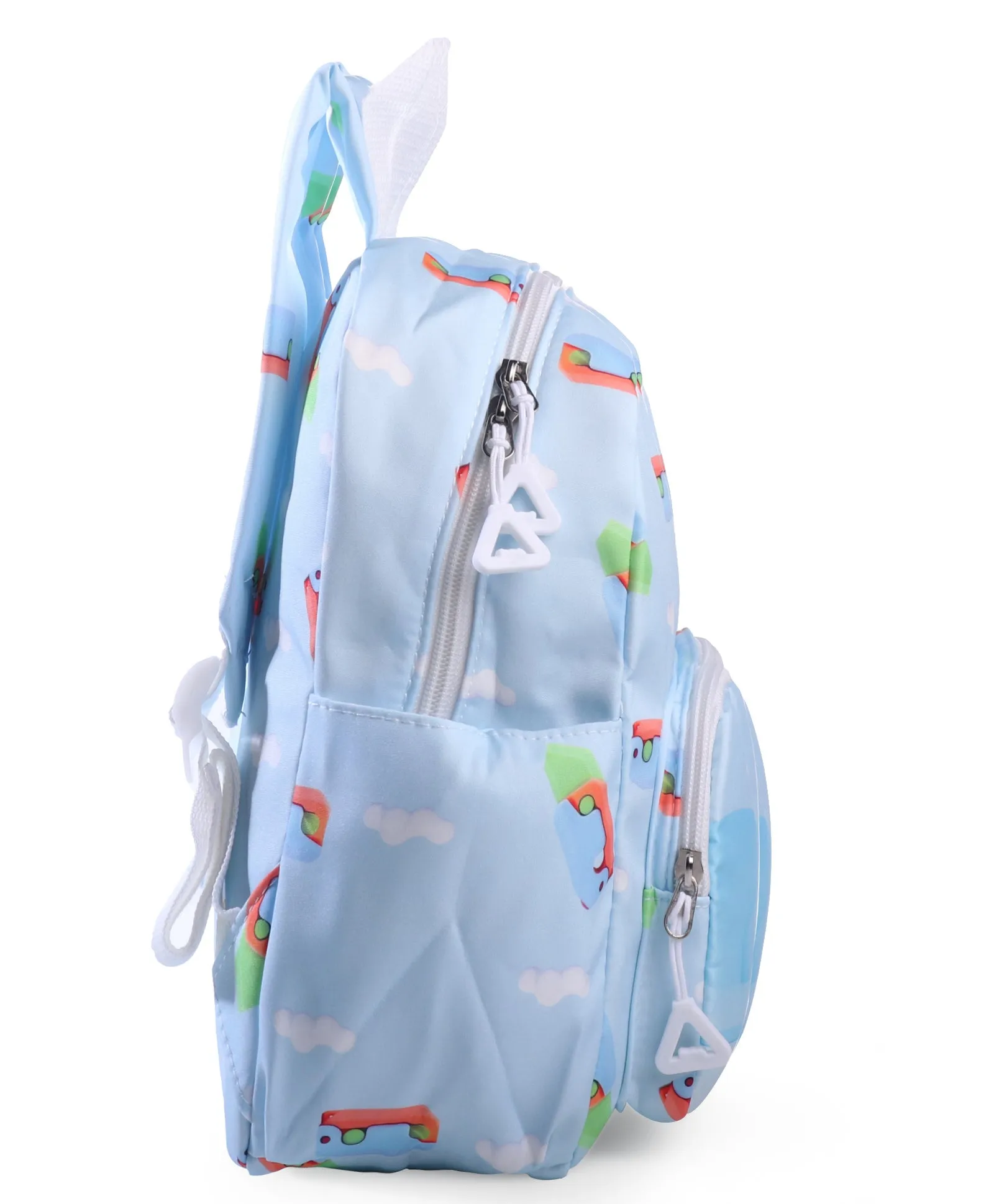 GRAVITY KNIFE PRINT BACKPACK - LIGHT BLUE