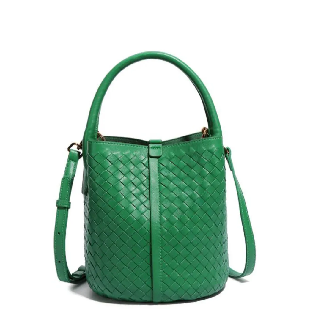 Green Bucket Bag