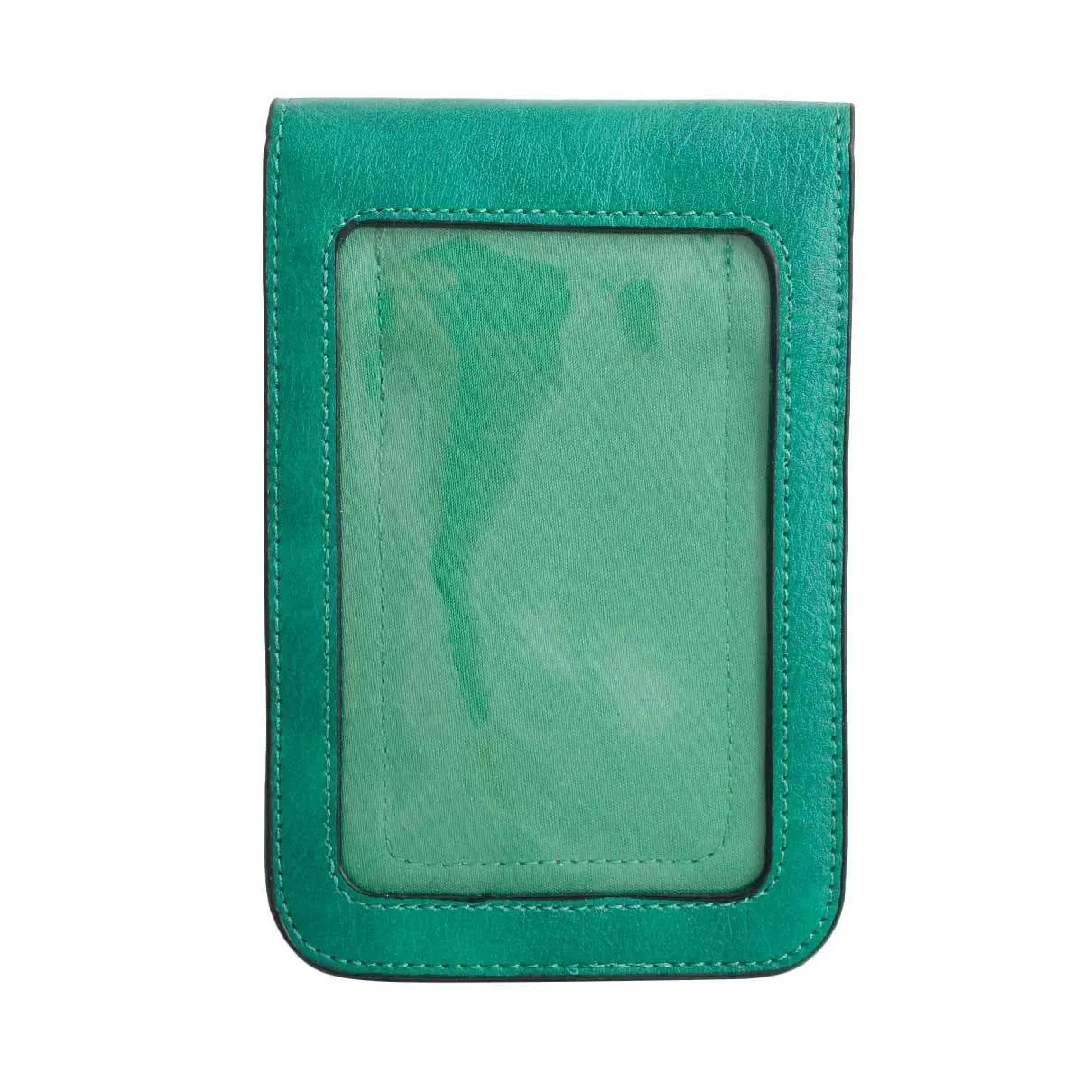 Green Crossbody Cellular Phone Bag with Card Slots for Women