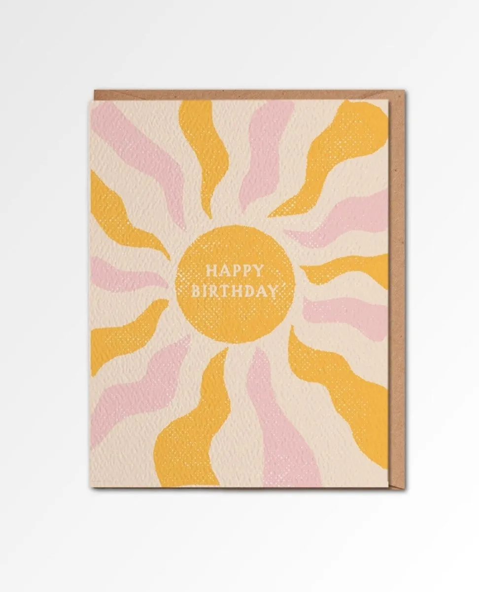 Happy Birthday Sun Card