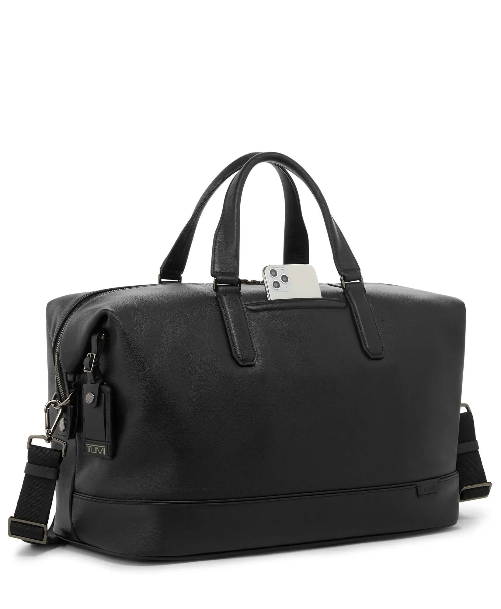 HARRISON Nelson Leather Duffel - Black