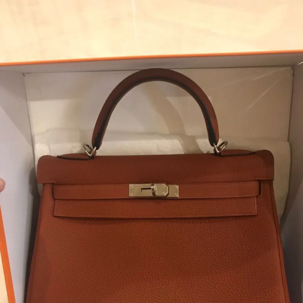 Hermès Kelly 32 Cuivre Togo Palladium Hardware PHW