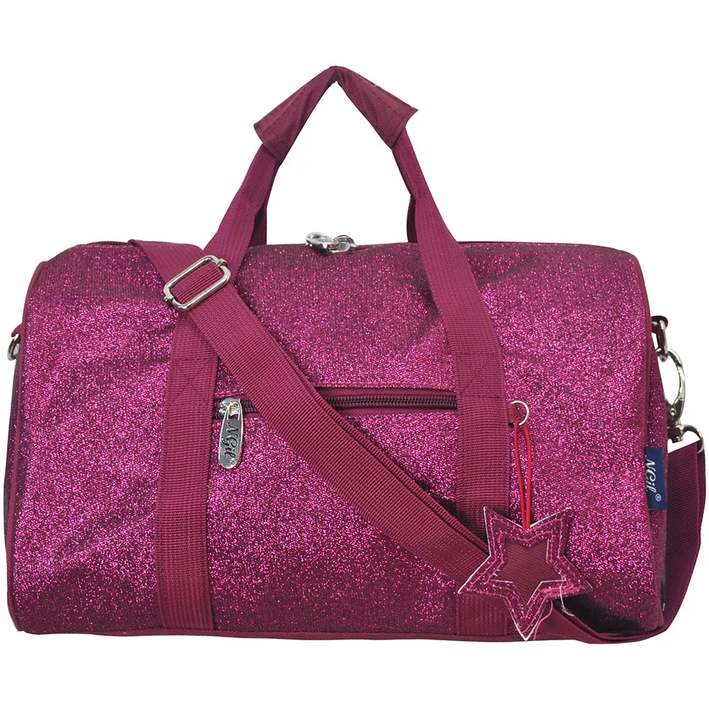 Hot Pink Mini Glitter NGIL Duffel Bag