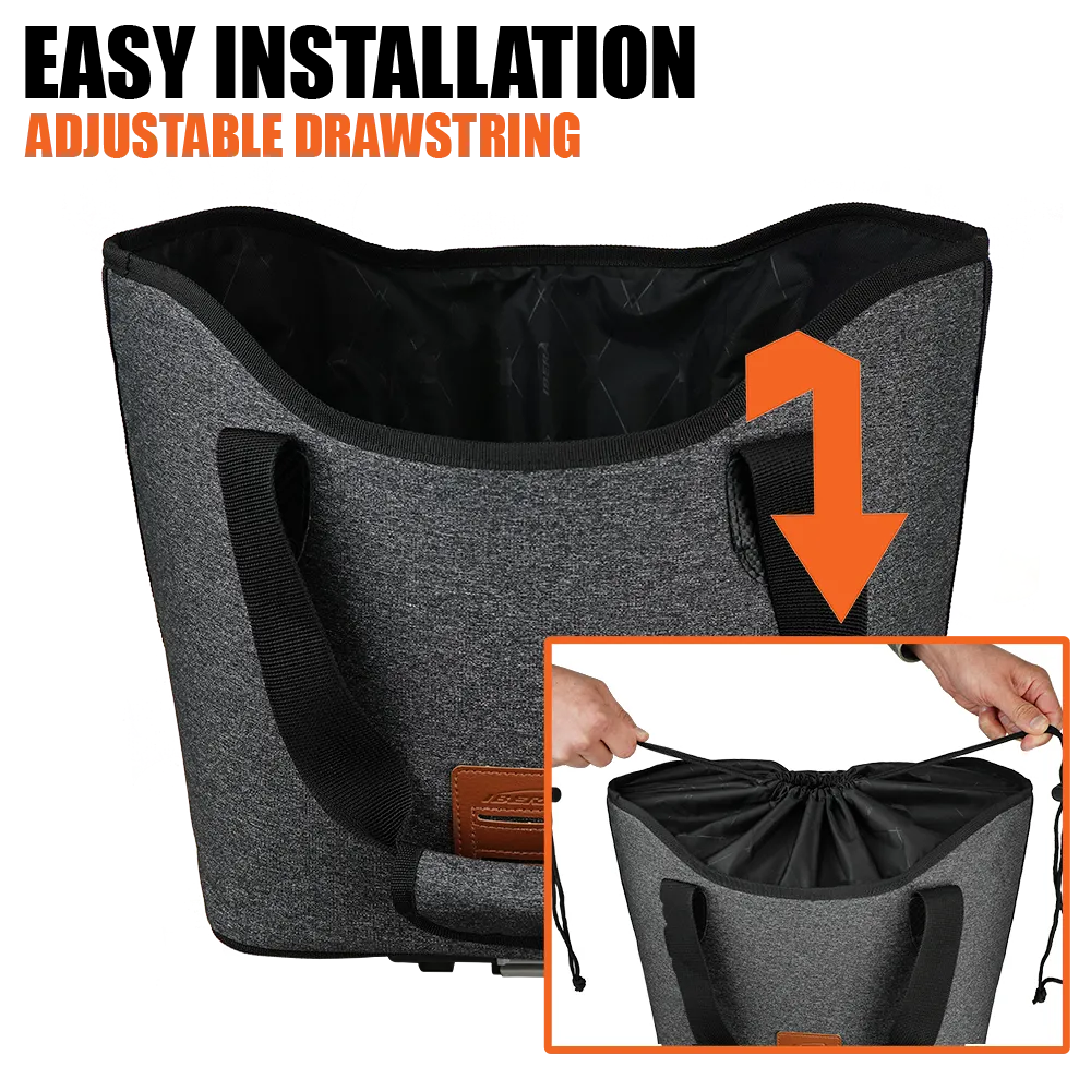 IBERA Bike MIK Clip-On Rear Seat Shopping Bag | IB-BA29