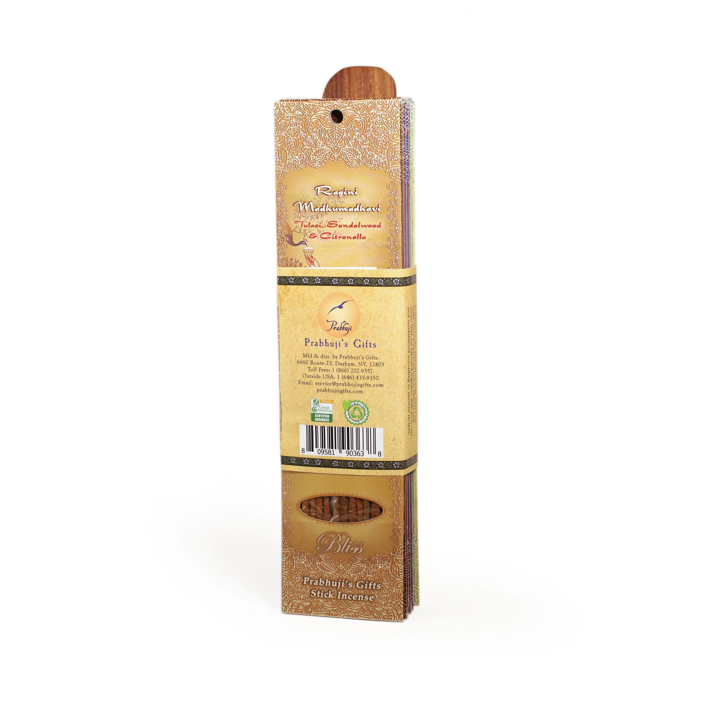 Incense Gift Set - Flat Burner   7 Harmony Incense Stick & greeting Thank You for Being a Friend