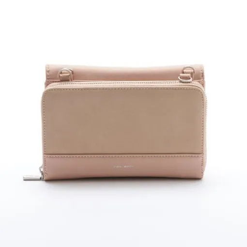 Jane 2-in-1 Wallet Purse - Tan/Suede