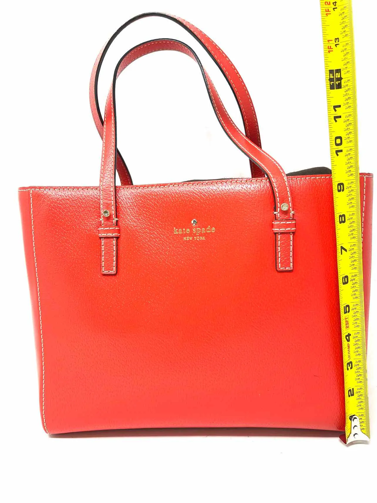 Kate Spade Red Shoulder Bag Leather Designer W/ BAG! Tote