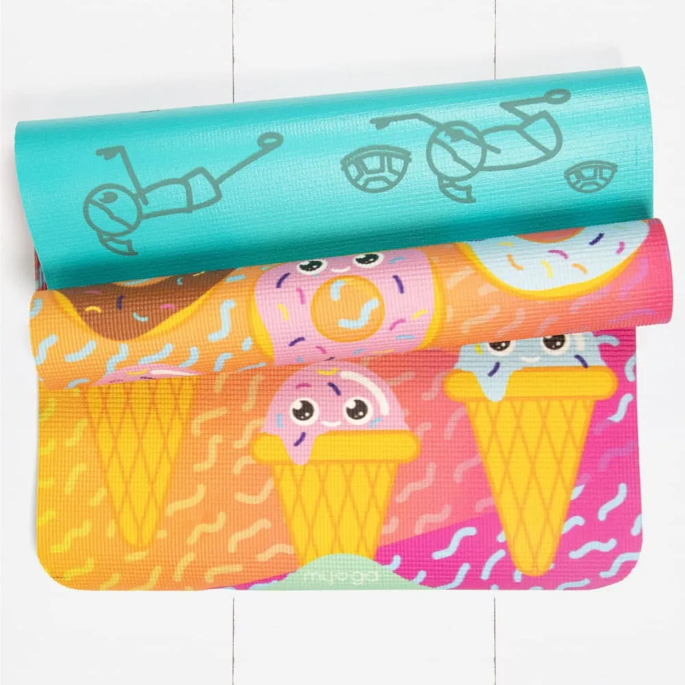 Kid's Printed Yoga Mat - Sweet Tooth