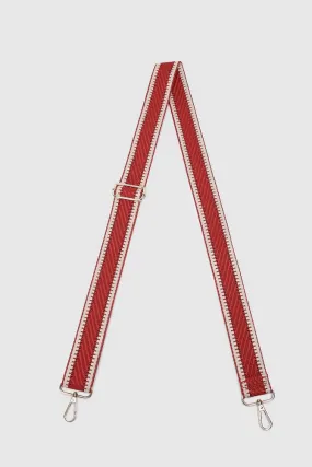 KIKI WEBBING GUITAR STRAP RED