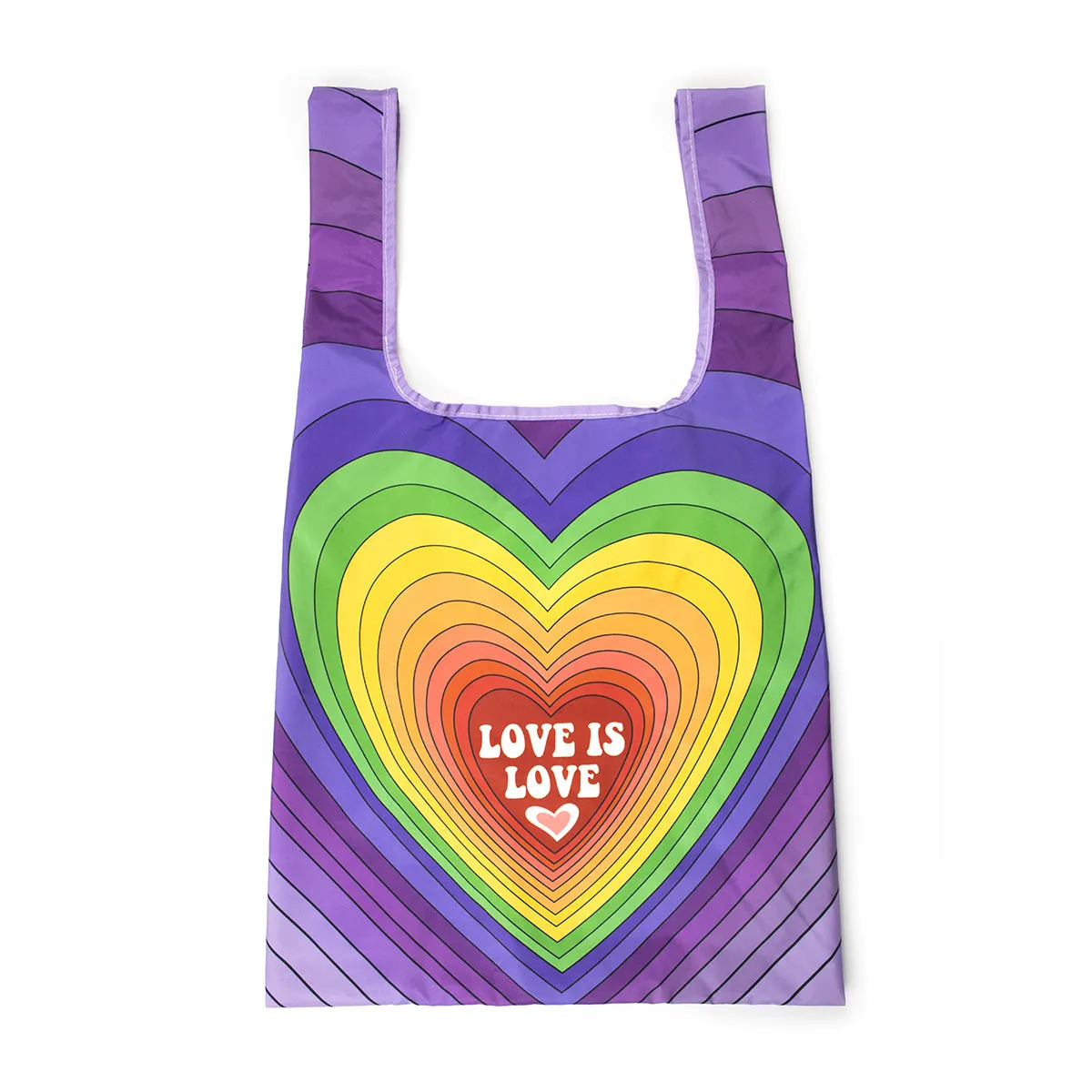 Kind Bag Reusable Shopping Bag Medium Love Rainbow