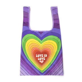 Kind Bag Reusable Shopping Bag Medium Love Rainbow