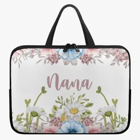 Laptop Sleeve with Handles - Floral - Nana