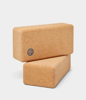 Lean Cork Yoga Block - 2 Pack