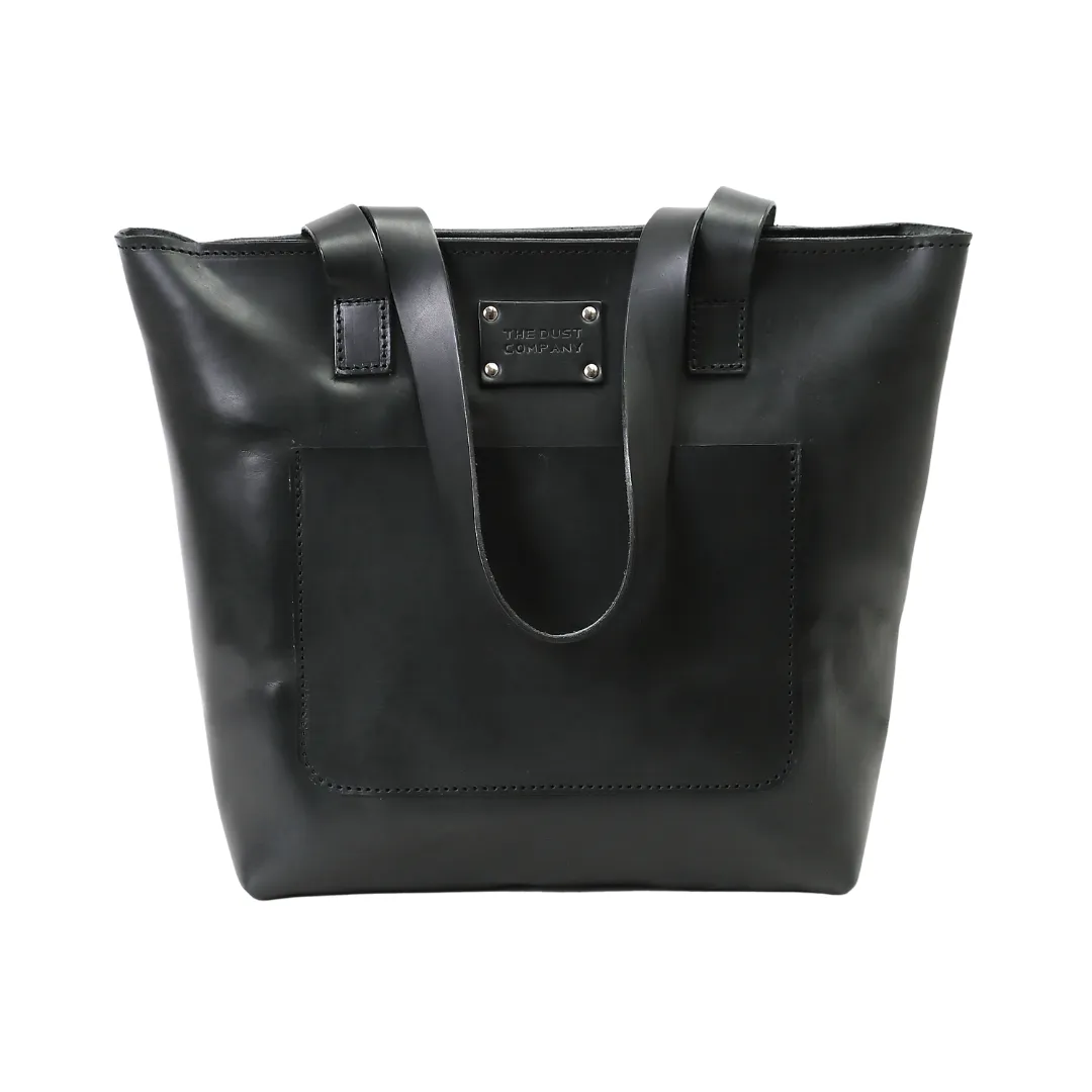 Leather Tote Black Mod 147