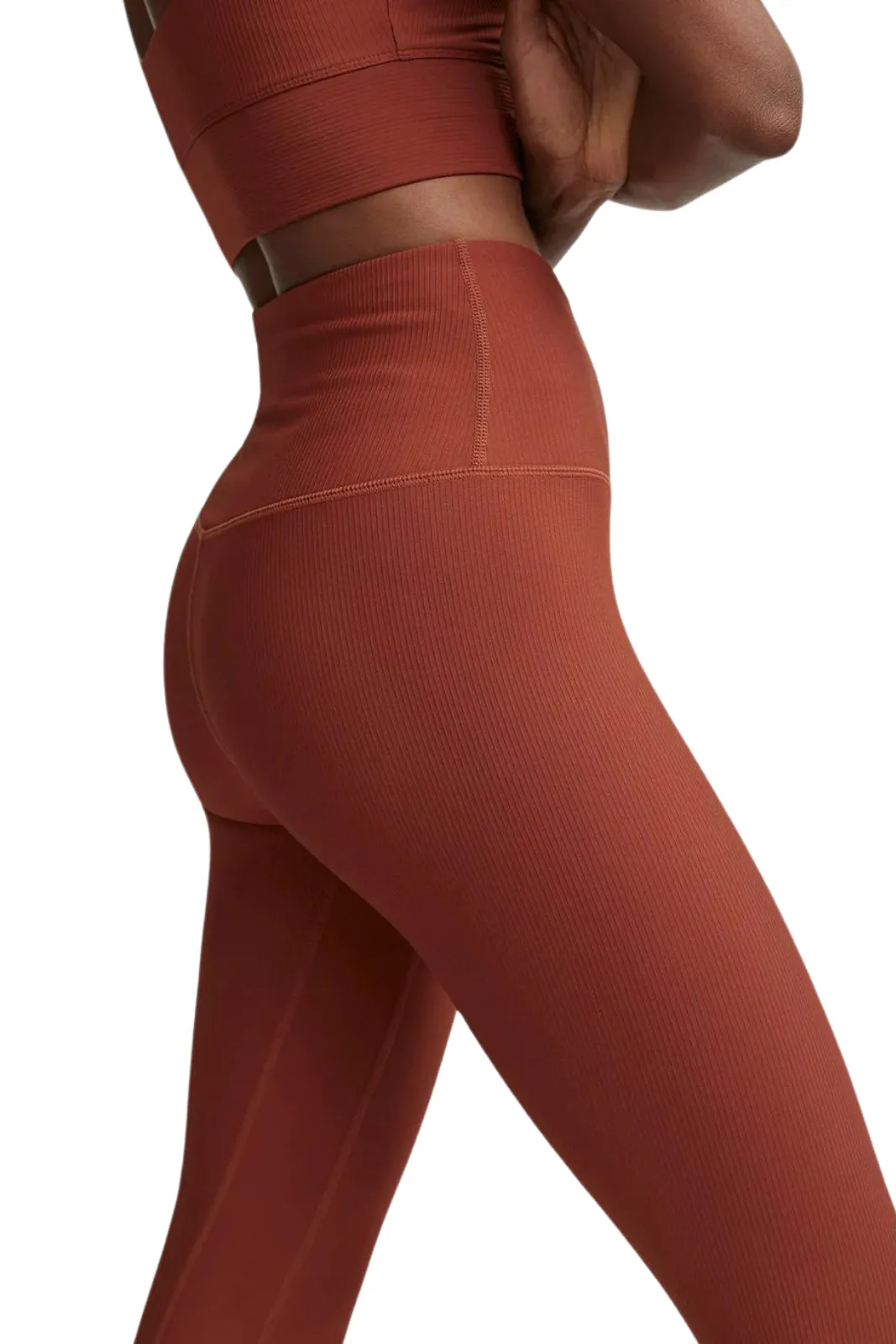 Lets Move Rib High Legging 25 , Smoked Paprika