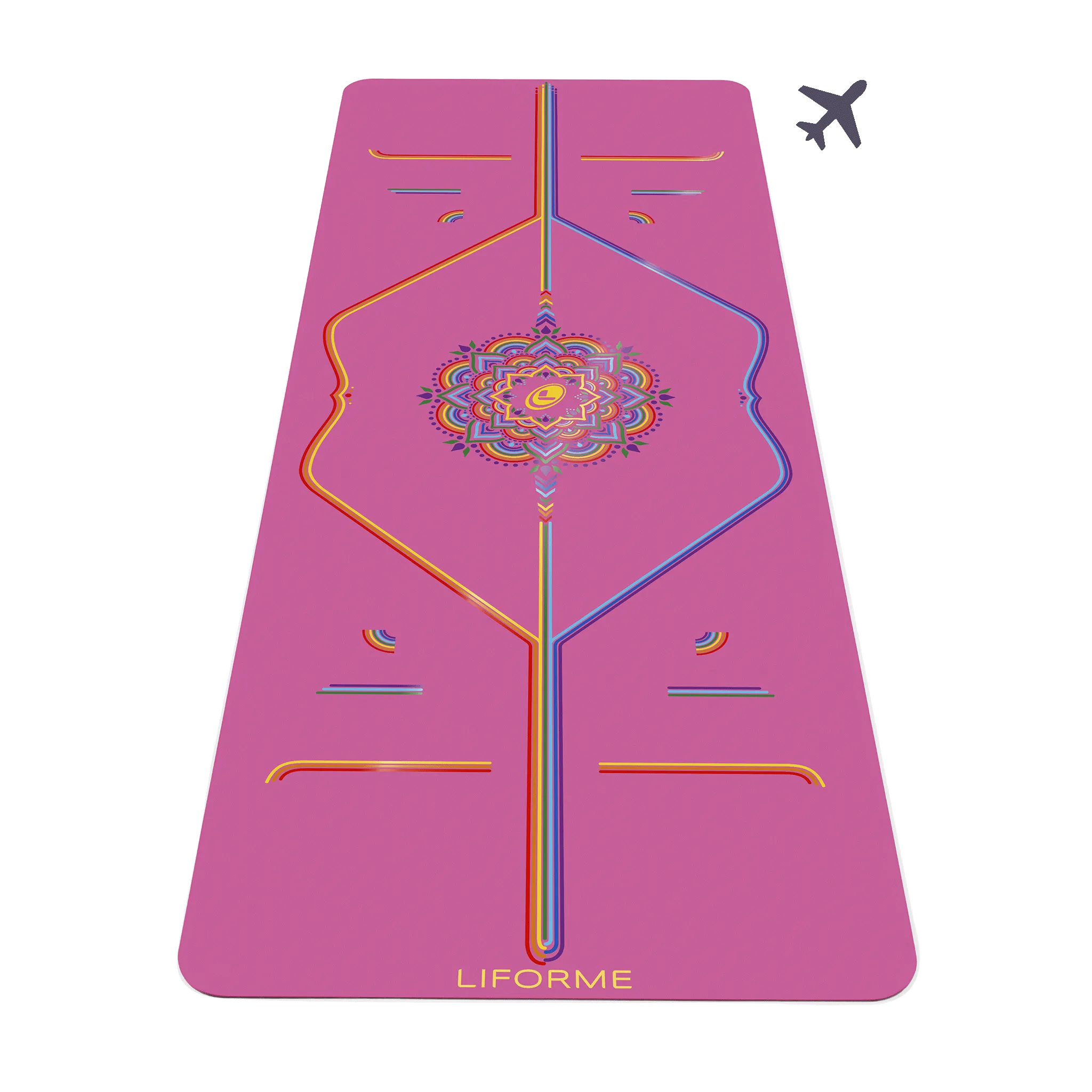 Liforme Rainbow Travel Yoga Mat