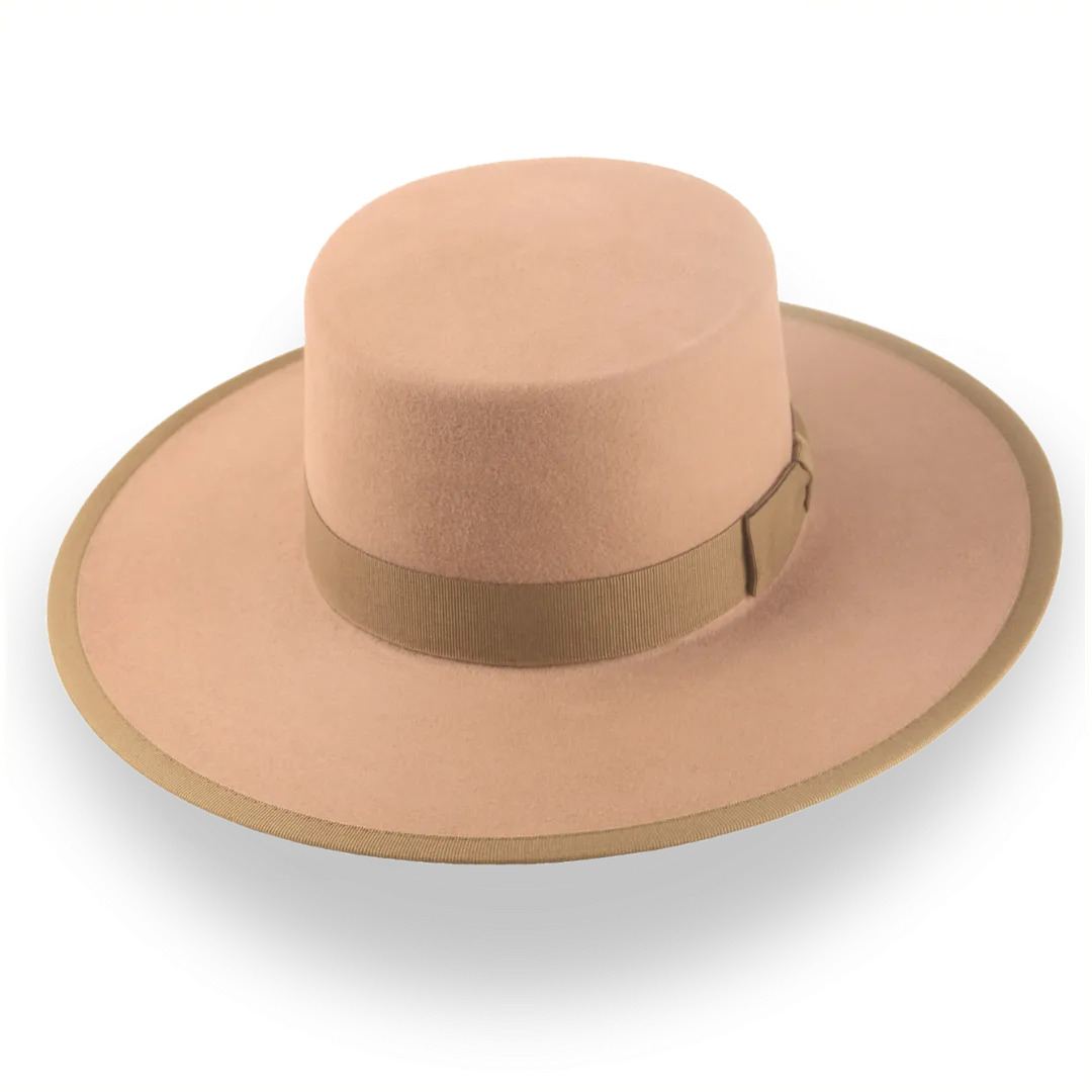 Light Brown Felt Cowboy Hat - Custom Fit and Durable Style | The Gaucho