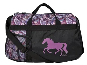 Lila Galloping Horse Duffle Bag