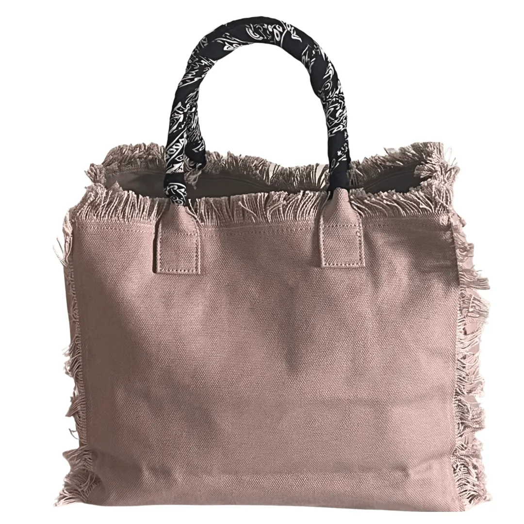 Limits Shoulder Tote - Beige/Black