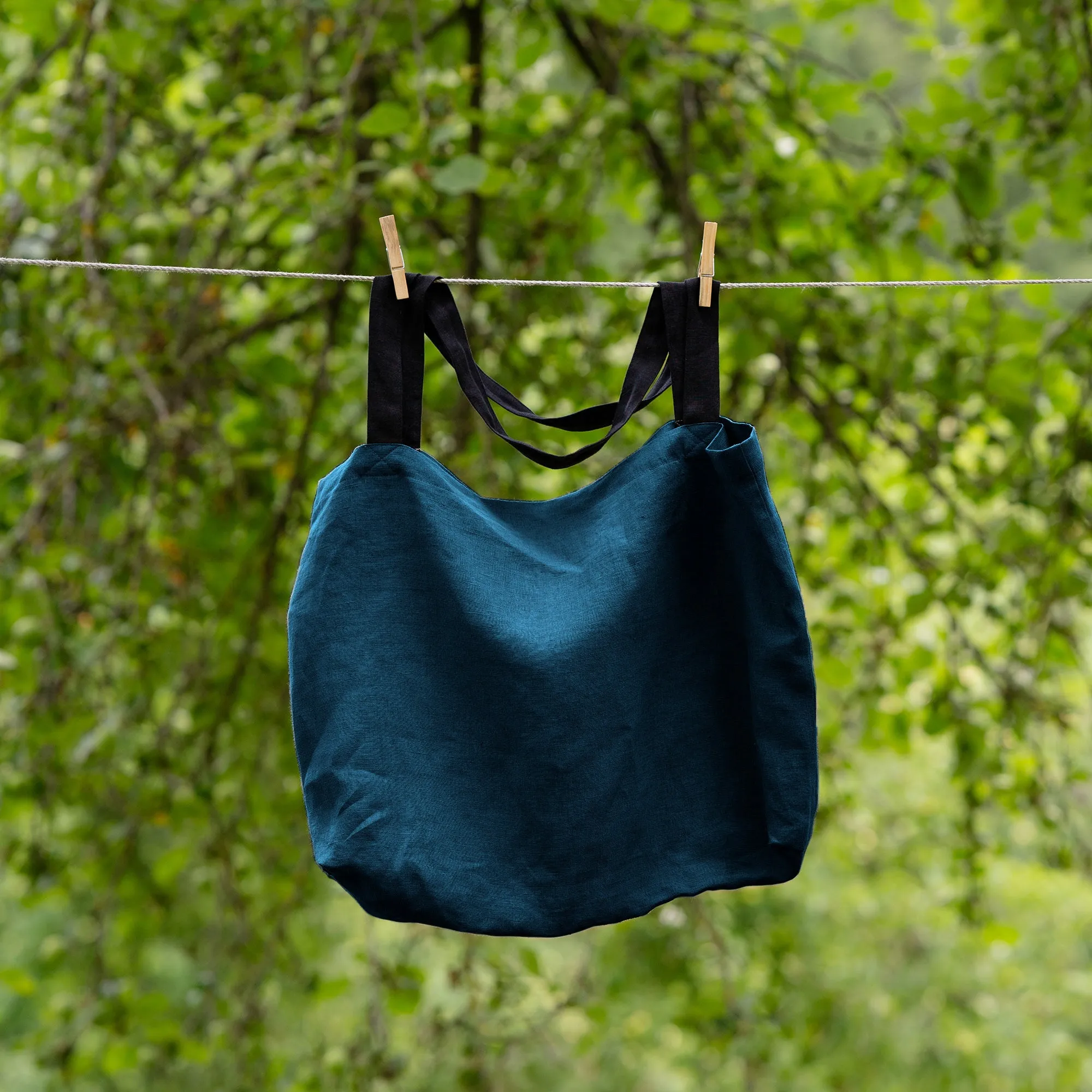 Linen Large Shopping Bag