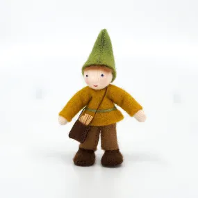 Little Brother Gnome Felted Waldorf Doll - Three Skin Tones