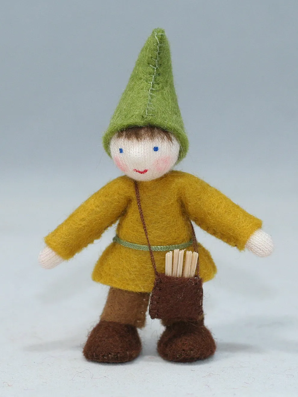 Little Brother Gnome Felted Waldorf Doll - Three Skin Tones