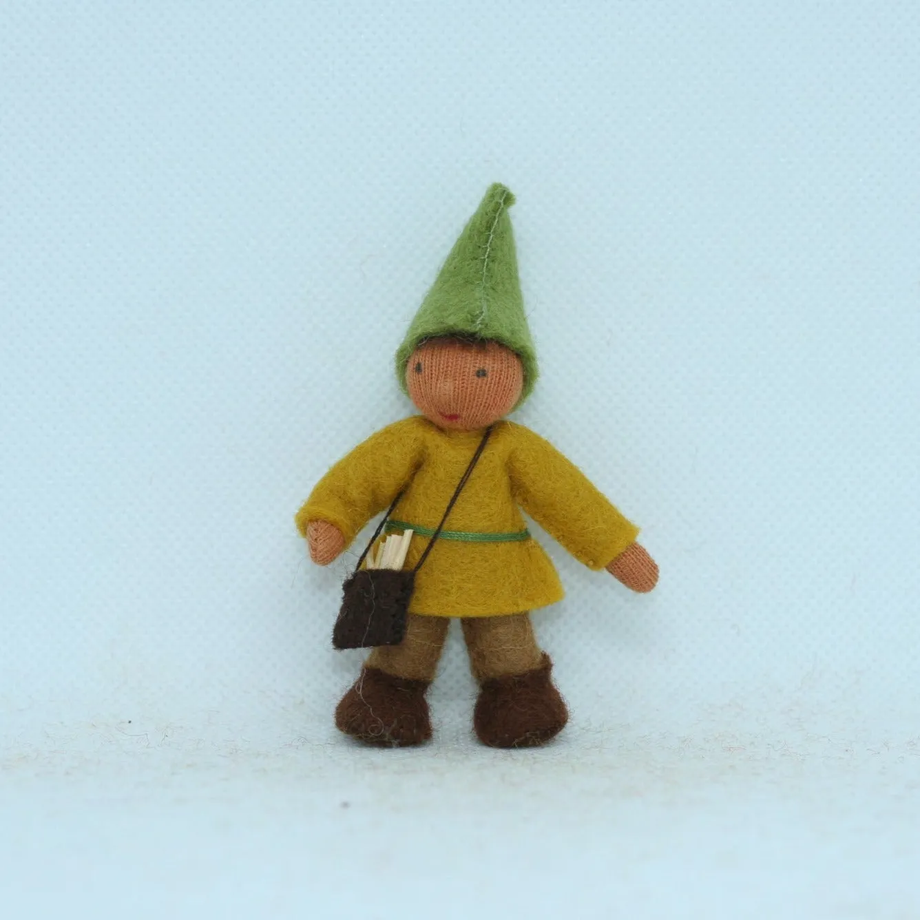 Little Brother Gnome Felted Waldorf Doll - Three Skin Tones