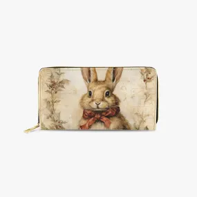 Long Type Zipper Purse - Rabbit