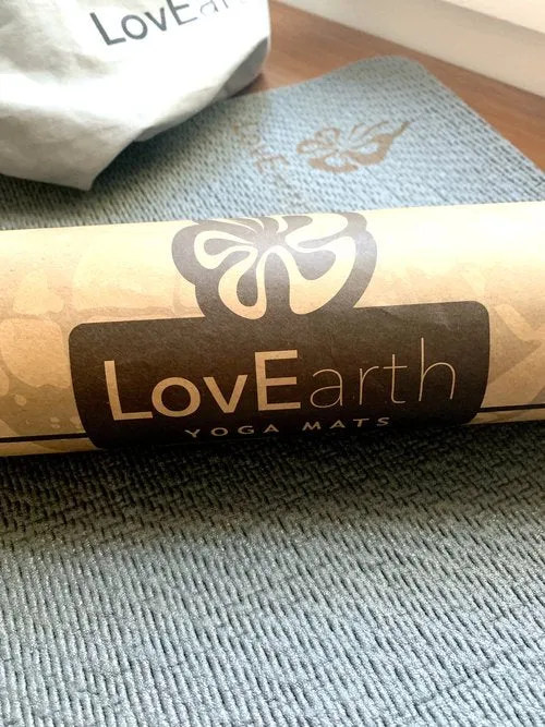 LovEarth Charcoal Travel Yoga Mat