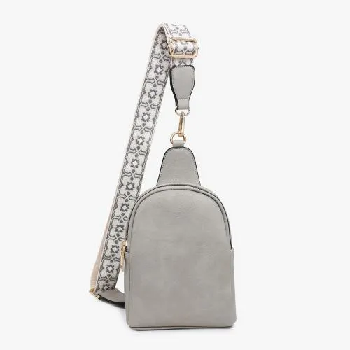 Lt Grey Ellen Sling Bag