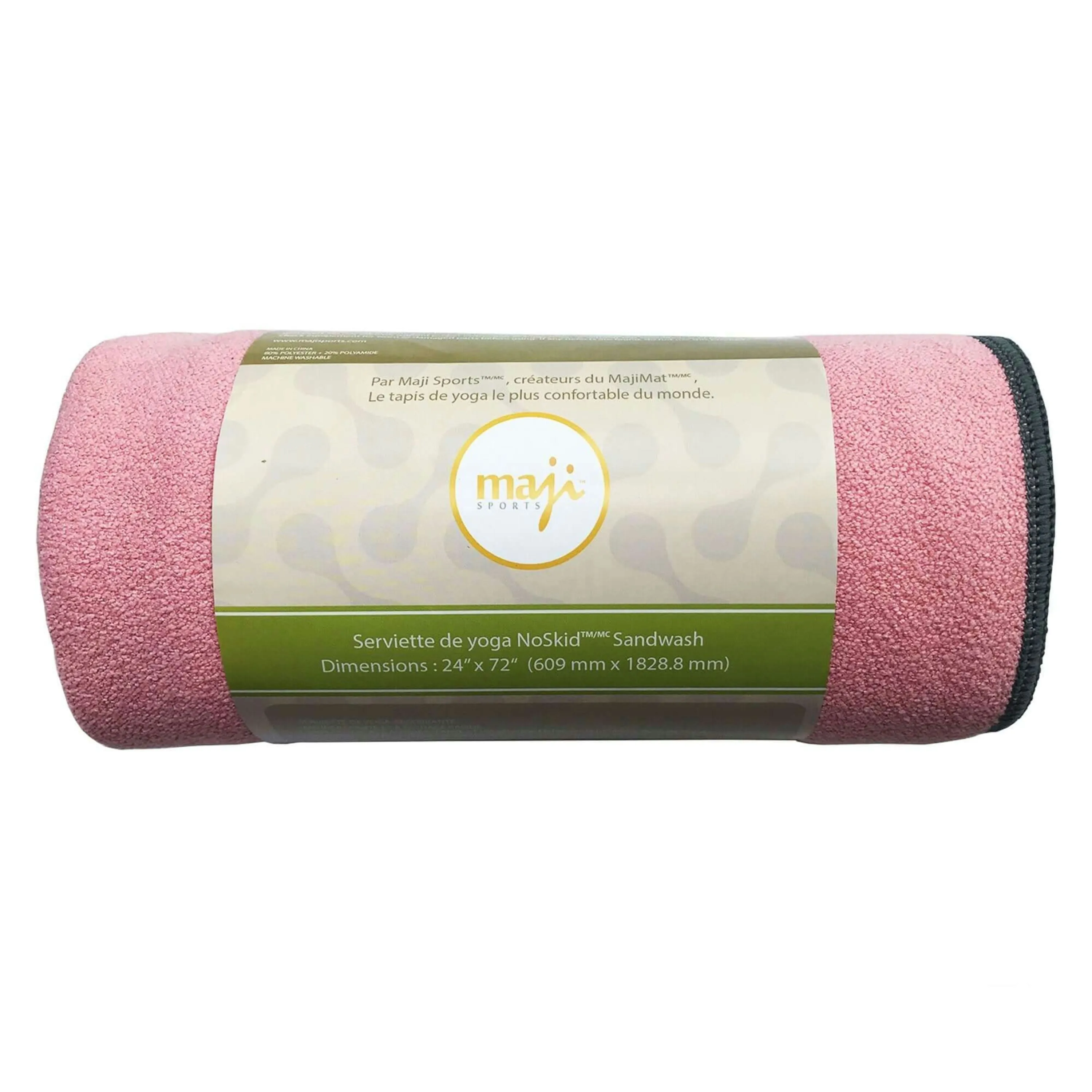 Maji Sports NoSkid Sandwashed Yoga Mat Towel