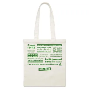 Manifestote - Parcel Canvas Tote Bag