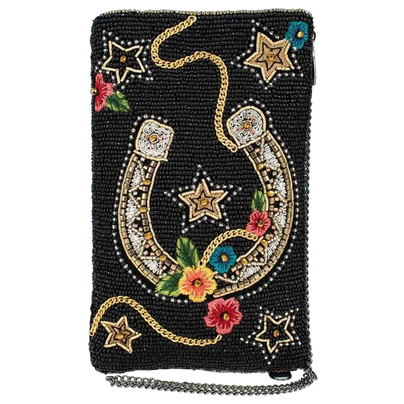 Mary Frances Good Luck Crossbody Phone Bag