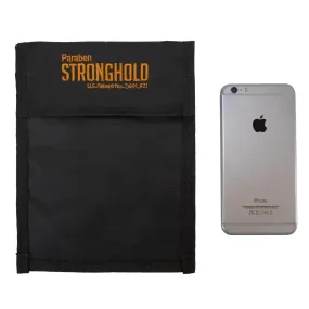 Medium Stronghold Faraday Bag 7"x10" - Black