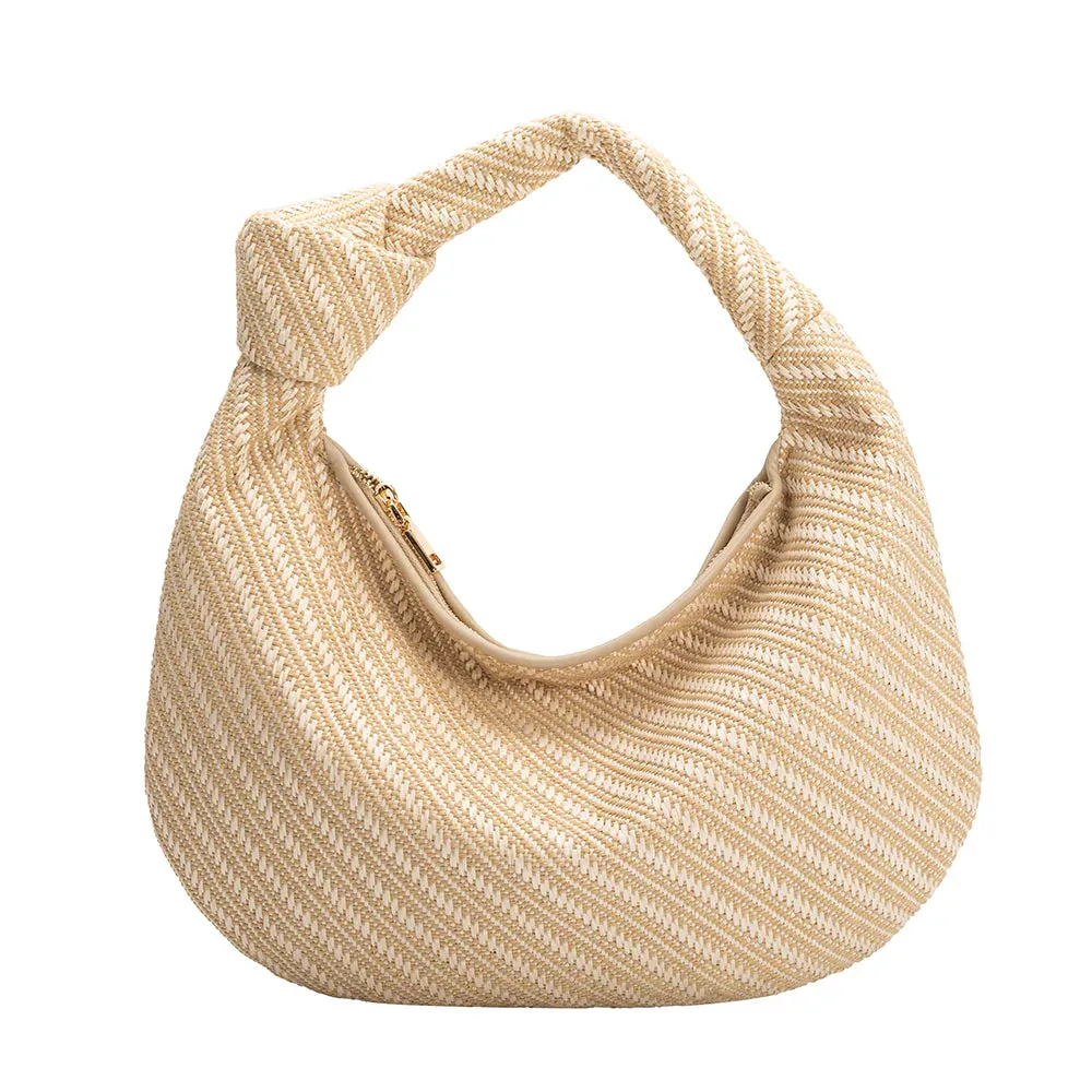 Melie Bianco - Cher Shoulder Bag - Natural Raffia