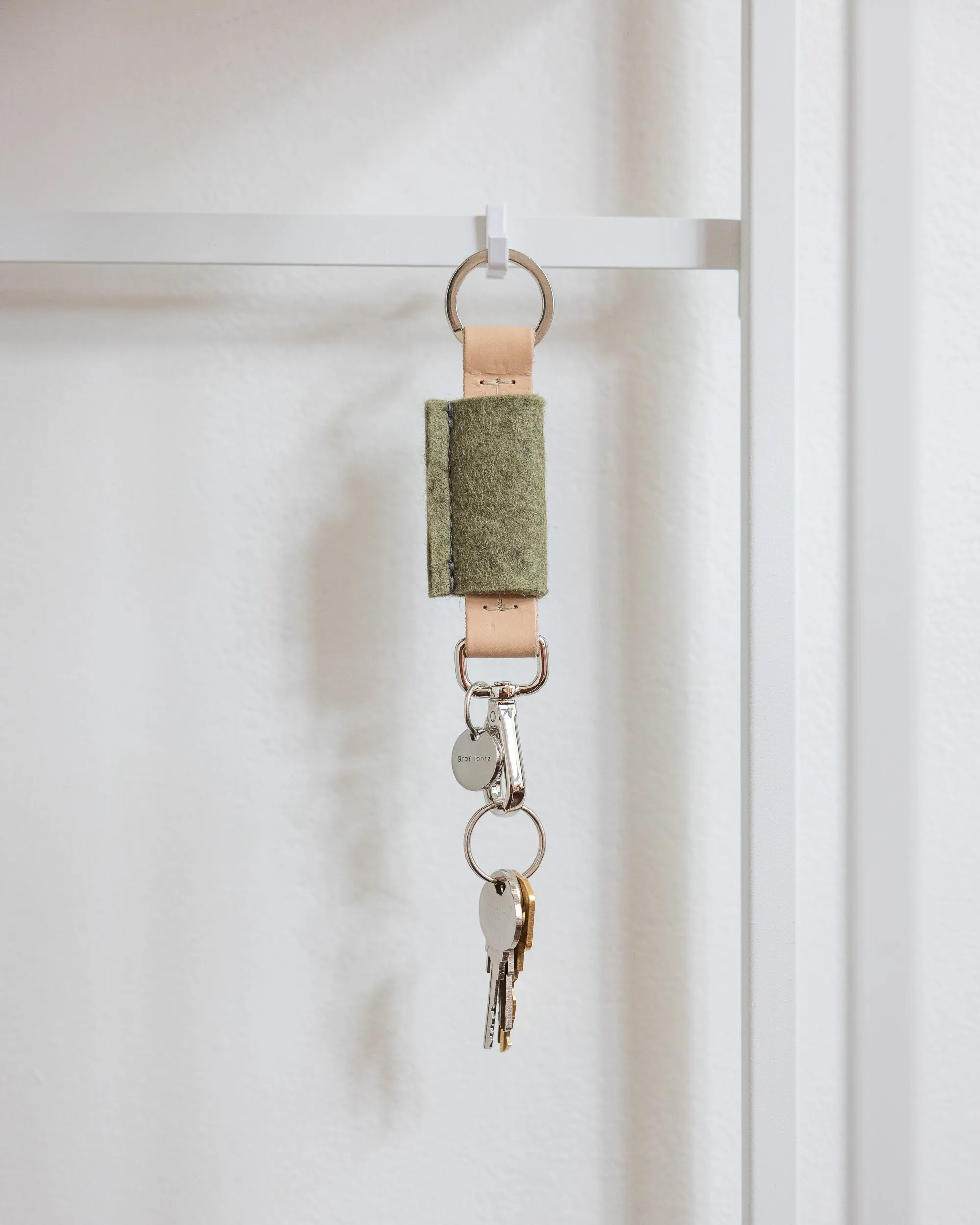 Merino Wool Bar Key Fob — Final Sale