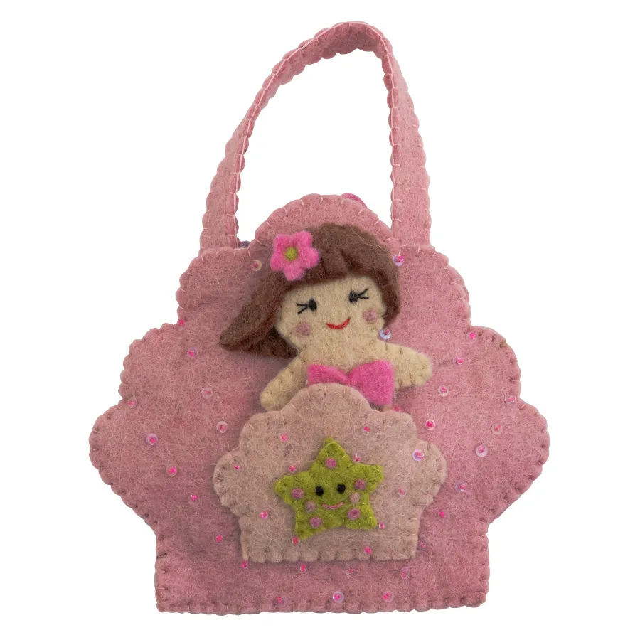 Mermaid Finger Puppet Play Bag