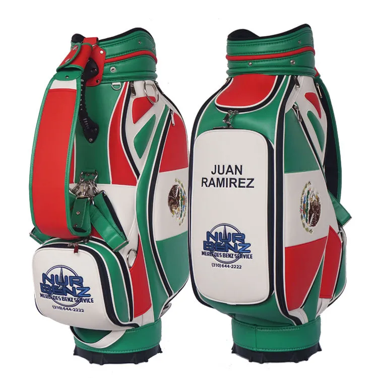 Mexican Flag Golf Bag