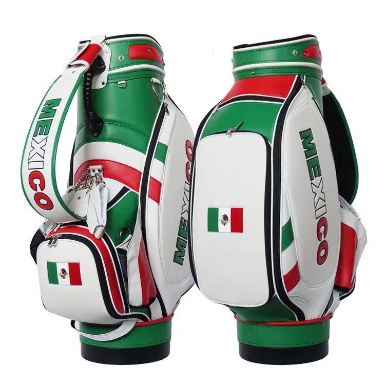 Mexican Flag Golf Bag