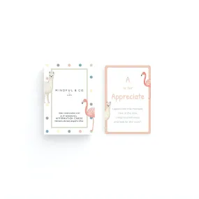 Mindful & Co Kids A-Z Affirmation Cards