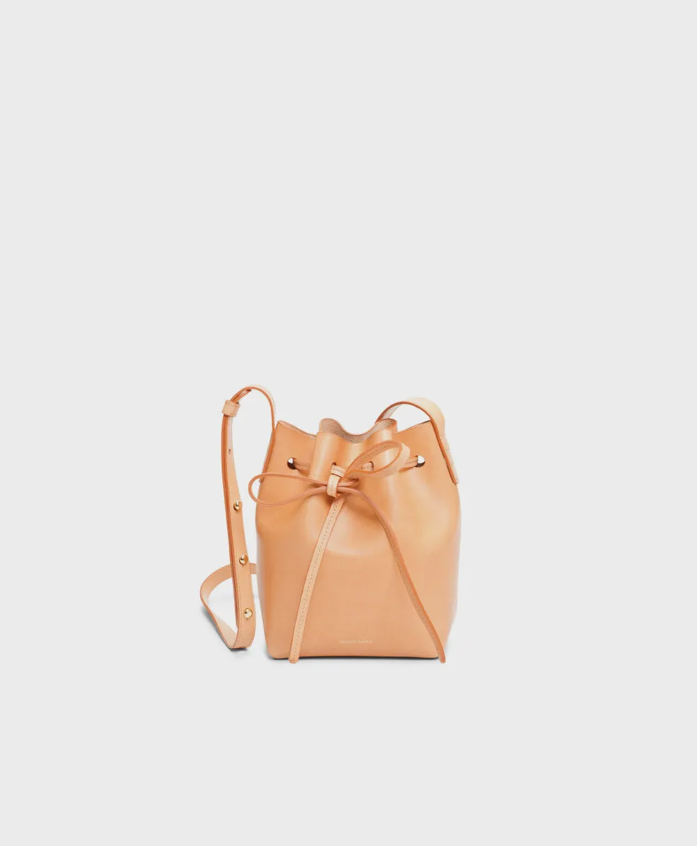 Mini Mini Bucket Bag - Cammello/Raw