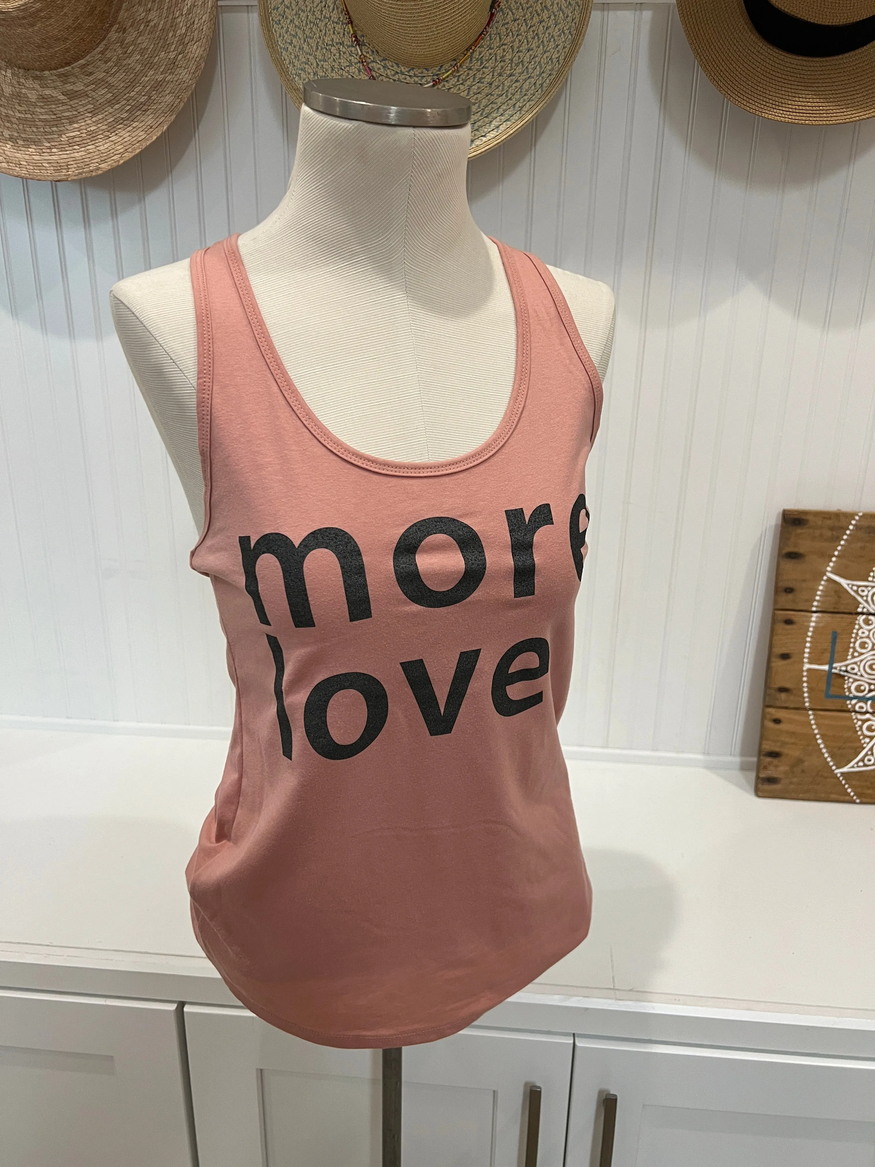 MORE LOVE Racer Tank