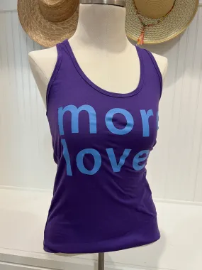 MORE LOVE Racer Tank