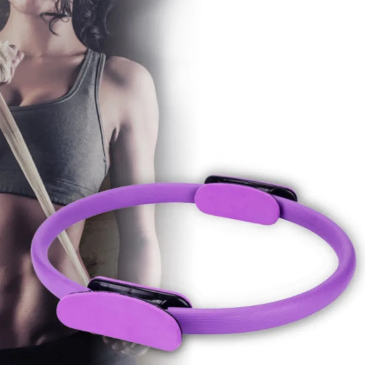 Multifunctional Pilate Ring Yoga Product, Size: 38 x 3cm(Purple)