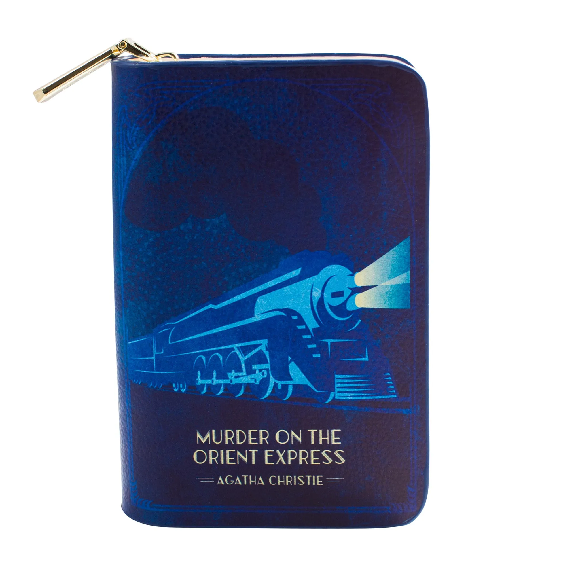 Murder on The Orient Express Book Zip Around Purse