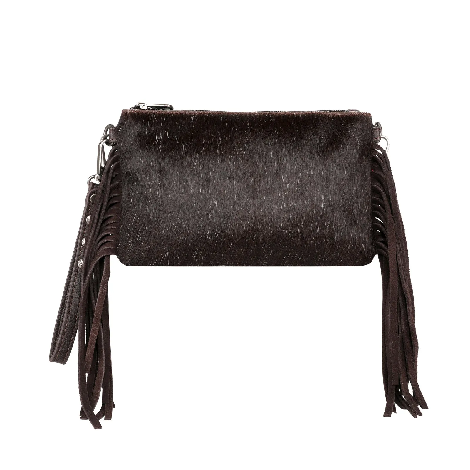 MW1219-181 Montana West Hair-On Collection Clutch/Crossbody