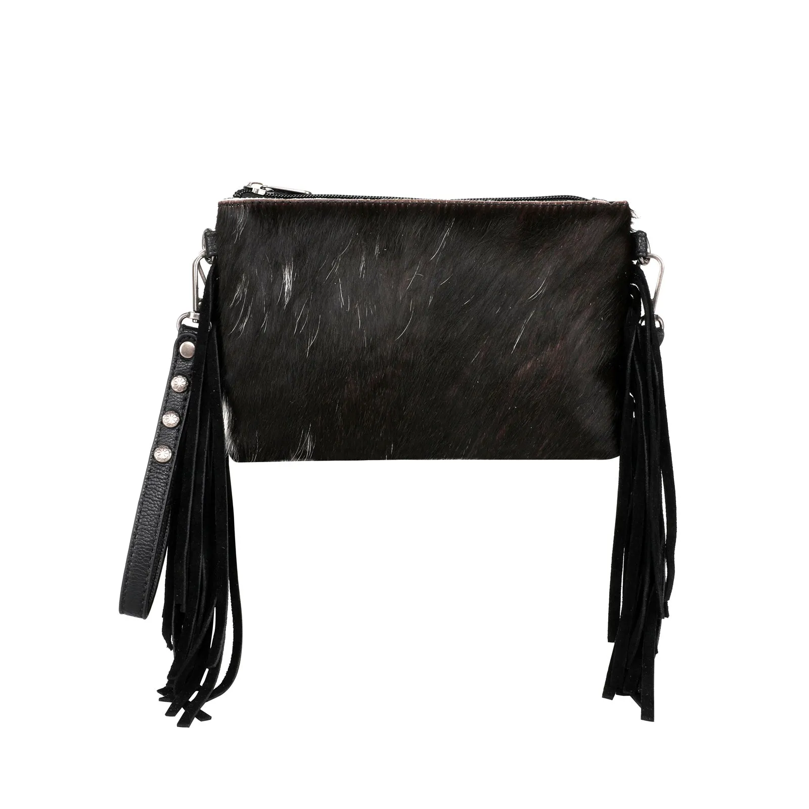 MW1219-181 Montana West Hair-On Collection Clutch/Crossbody