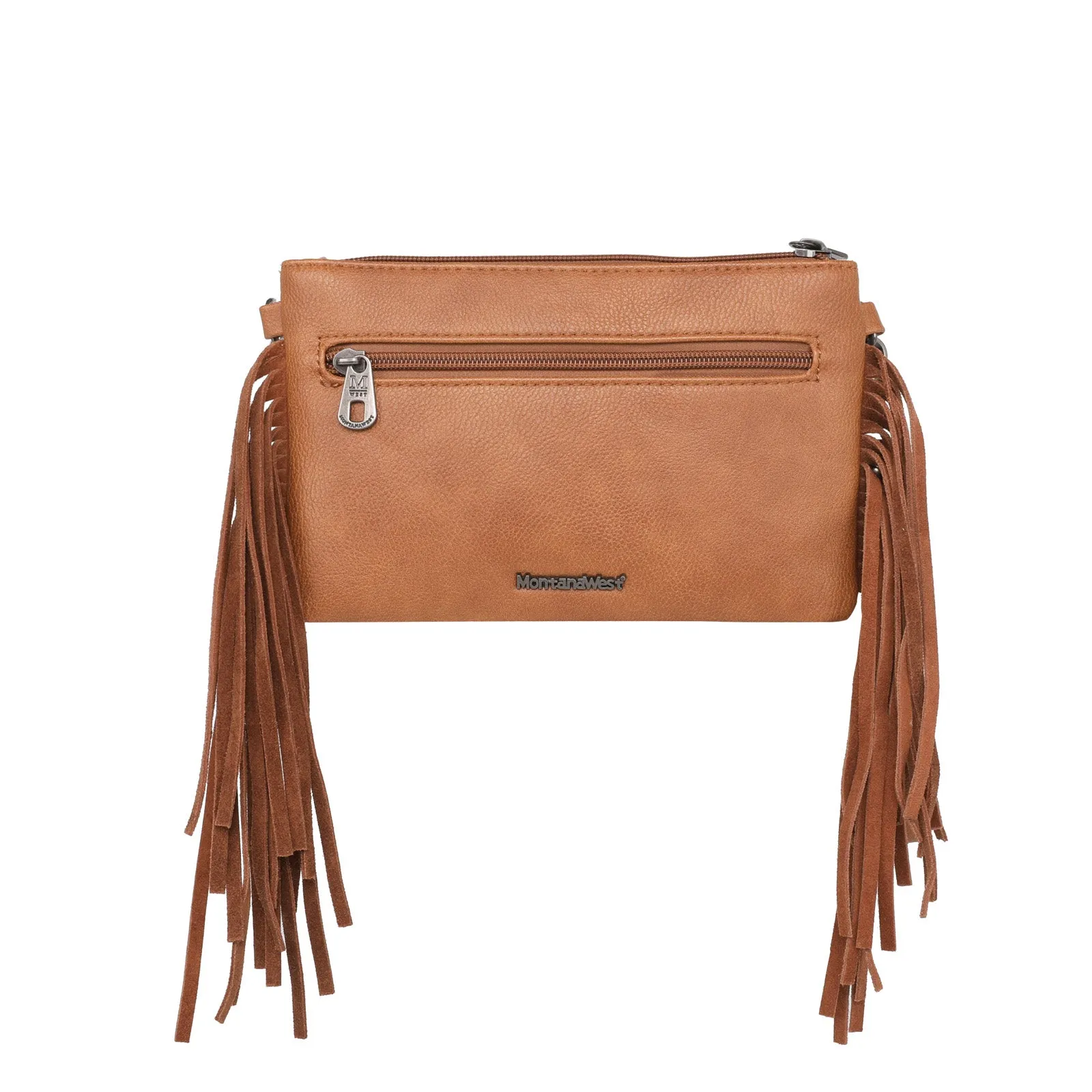 MW1219-181 Montana West Hair-On Collection Clutch/Crossbody